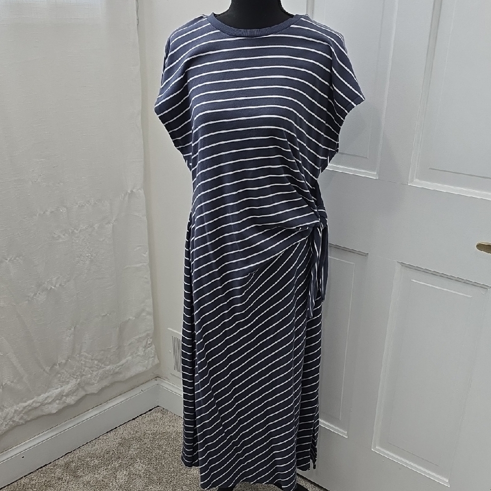 Striped Navy Dress